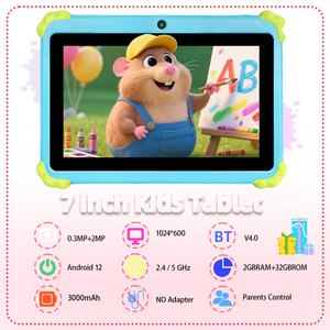 卸売7インチの子供用タブレットPC 3000MAHバッテリー1024x600解像度MTKクアッドコア - Product Image 3