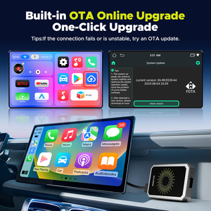 Adaptateur sans fil LAMTTO AI Box CarPlay et Android Auto pour la diffusion en streaming de Netflix/<span class=keywords><strong>YouTube</strong></span>/TikTok, prenant en charge l'écran partagé - Product Image 6