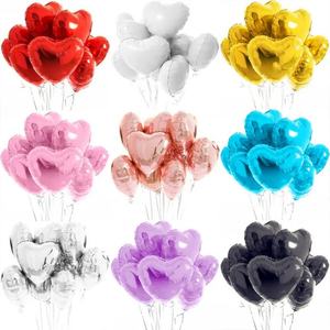 Red love Heart Shaped Foil Mylar <b>Balloons</b> Custom Globos Anniversary Valentine's Day Wedding <b>Decor</b> I love You 18 Inch <b>Balloon</b> - Product Image 4