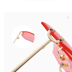<span class=keywords><strong>Lunettes</strong></span> de soleil octogonales sans cadre, à la mode, pour femmes et hommes, Uv400, nouveau Style de rue, tendance, <span class=keywords><strong>2023</strong></span> - Product Image 6