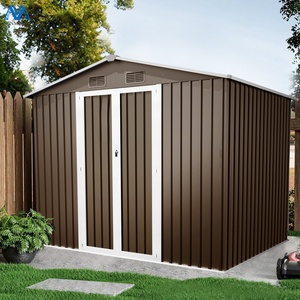 <span class=keywords><strong>Abri</strong></span> métallique préfabriqué extra large en acier galvanisé thermolaqué avec kit <span class=keywords><strong>d</strong></span>'ancrage, montage facile, mobilier <span class=keywords><strong>de</strong></span> <span class=keywords><strong>jardin</strong></span> <span class=keywords><strong>à</strong></span> <span class=keywords><strong>vendre</strong></span> - Product Image 4
