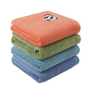 Serviette de Bain en Fibre de Bambou Kim Ryan 80x160cm Douce et Absorbante avec Panda Brodé pour Adultes et Femmes, Personnalisable, Vente en Gros - Product Image 5