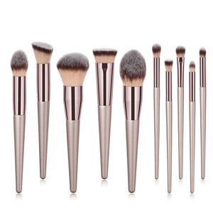 Ensemble de pinceaux de maquillage personnalisé pour le fond de teint, les fards à paupières, le visage et les yeux, application quotidienne de beauté - Product Image 1