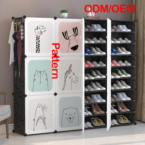 Mejor Oferta: Zapatero Plegable de 5 Niveles Antipolvo para Armario del Hogar, Fácil de Mantener, Mueble de Sala de Estar con 9 Bolsas de Calidad - Product Image 3