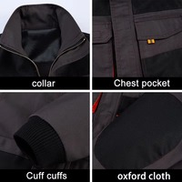 Combinaisons de travail pour hommes en coton respirant, confortables et résistantes à l'usure, uniformes de sécurité pour la construction, manches longues