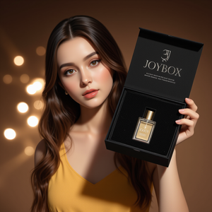 Cajas de Regalo Pequeñas de Lujo JOYBOX, Cajas de Perfume con Logotipo Personalizado para Frascos de 30 ml y 100 ml, Cajones con Esponja UV, Relieve Magnético, para Cosméticos - Product Image 6