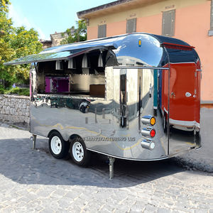 รถเทรลเลอร์ขายอาหารสแตนเลสแบบเต็มรูปแบบรถเทรลเลอร์ทำจากมือถือในห้องครัว13FT ใหม่ - Product Image 6