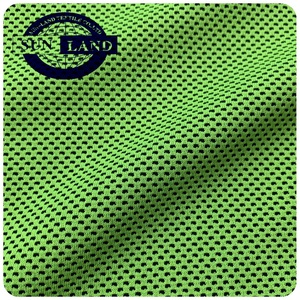 45% Coolpass Sợi Khô Nhanh 55% Cải Tiến <span class=keywords><strong>Cation</strong></span> <span class=keywords><strong>Polyester</strong></span> Sợi Ngang Đan Mật Ong Lược Lưới Độ Ẩm Wicking Thể Thao Vải - Product Image 4