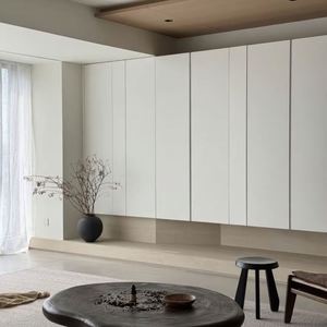 ตู้เก็บของไม้สั่งทำพิเศษ สไตล์โมเดิร์นหรูหรา เป็นมิตรกับสิ่งแวดล้อม สำหรับห้องรับประทานอาหาร/ห้องนั่งเล่น เฟอร์นิเจอร์อเนกประสงค์ - Product Image 1