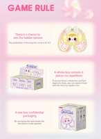 Porte-clés mystère Samuel Blind Box, poupée en peluche lapin cœur de bonbon, cadeau fabriqué en Chine pour les 2 ans et plus