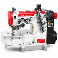 Machine à coudre industrielle VMA à lit plat avec interlock et boîtier de commande intégré pour l'habillement - Prix de gros