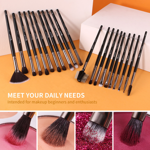 BEILI NOUVEAU Luxe 40 PIÈCES Ensemble de pinceaux de <span class=keywords><strong>maquillage</strong></span> professionnels personnalisables avec logo Kits de personnalisation cosmétique <span class=keywords><strong>Pinceau</strong></span> de mélange de <span class=keywords><strong>maquillage</strong></span> Étiquette privée - Product Image 5