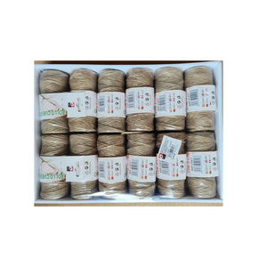 Corde en chanvre avec tube en papier 75g 35m 12 rouleaux par plateau Fournitures d'artisanat - Product Image 2