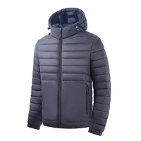 Veste d'hiver chaude surdimensionnée de couleur unie personnalisée en gros pour la randonnée en plein air et la protection contre le froid et le vent L1005