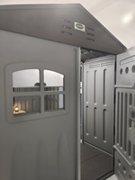 Maisonnette Modulaire Préfabriquée Intelligente Isolée, Étanche et Alimentée par Énergie Solaire en HDPE pour Entrepôt et Utilisation en Parc