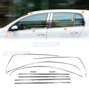 Tira Decorativa para Ventana de Coche, Marco de Puerta Exterior de Acero Inoxidable para Volkswagen Golf 6/7/8 2021-2024, Kit de Carrocería, Accesorios para Coche - Product Image 4