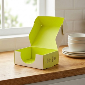 Cajas de Envío de Cartón Corrugado Personalizadas con Logotipo Impreso para Tazones, Platos y Vajilla - Product Image 1