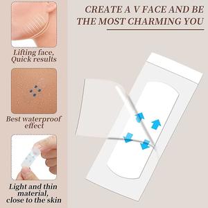 Bandes faciales transparentes ultra-fines pour le lifting du <span class=keywords><strong>visage</strong></span>, rehausseur <span class=keywords><strong>de</strong></span> la mâchoire, ruban invisible pour le lifting du <span class=keywords><strong>visage</strong></span> pour le contouring <span class=keywords><strong>de</strong></span> la mâchoire et du cou - Product Image 3