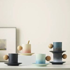 Conjunto de Louças de Luxo em Cerâmica para Bebidas de Chá, Café e Sobremesas, Presente Perfeito - Product Image 2