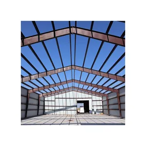 Struktur Baja Dibingkai Kustom Kualitas Tinggi Struktur Baja Prefabrikasi Bangunan Hangar Gudang, Bengkel Baja