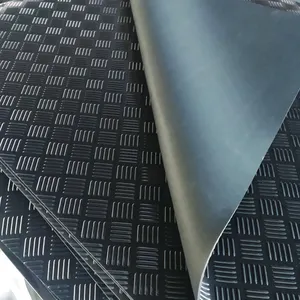 Rubber Checker Flooring Mat Anti-Slip Checker Rubber Flooring Mats 5 5 Bars Safety Garage Rubber Matting