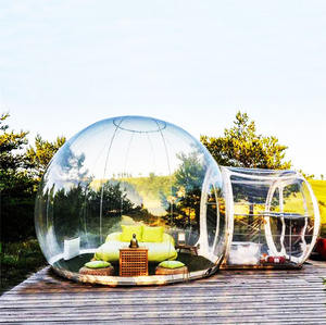 Nuevo diseño de moda blanco transparente ABS + PMMA + PU termoformado vacío formando fuerte suave tienda de cúpula al aire libre - Product Image 4