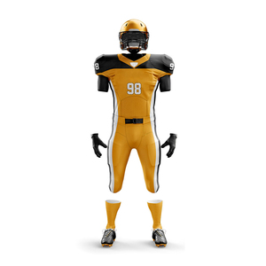 Uniformes de Fútbol Americano de Diseño Personalizado a Bajo Precio, Venta OEM, Uniforme de Fútbol Americano Juvenil de Alta Calidad al 100% - Product Image 2