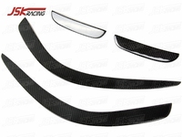 Ailerons avant en fibre de carbone de style BLACK SERIES pour MERCEDES BENZ Classe C W204 AMG C63 2011-2014