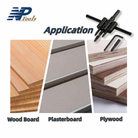 Naipu Kit de coupe circulaire réglable en métal pour bois, 30-130/200/300mm, outil de bricolage pour le travail du bois