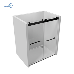 Mampara <span class=keywords><strong>de</strong></span> Ducha <span class=keywords><strong>de</strong></span> Vidrio Templado sin Marco, Estilo Moderno, <span class=keywords><strong>Puerta</strong></span> <span class=keywords><strong>Corredera</strong></span> <span class=keywords><strong>para</strong></span> <span class=keywords><strong>Baño</strong></span>, Precio al por Mayor - Product Image 4