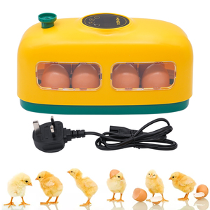 Incubateur d'œufs automatique pour 8 œufs, largement utilisé, petit incubateur mini pour poulets, poulets <span class=keywords><strong>de</strong></span> chair et pigeons - Product Image 1