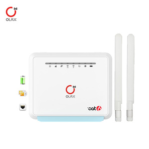 Olax mc80 VPN 5000mAh BĂNG TẦN KÉP 4G <span class=keywords><strong>router</strong></span> CPE Cat6 wifi <span class=keywords><strong>Router</strong></span> không dây 4G LTE Wifi <span class=keywords><strong>Router</strong></span> với khe cắm thẻ <span class=keywords><strong>Sim</strong></span> - Product Image 1