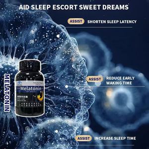 Píldoras <span class=keywords><strong>de</strong></span> melatonina veganas OEM 5mg 10mg Cápsulas <span class=keywords><strong>de</strong></span> melatonina Suplementos <span class=keywords><strong>de</strong></span> sueño <span class=keywords><strong>de</strong></span> calidad a buen <span class=keywords><strong>precio</strong></span> - Product Image 2
