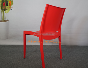 Chaise <span class=keywords><strong>de</strong></span> salle à manger ergonomique moderne en plastique coloré, chaise monobloc en PP moulé pour la maison, le bureau, le restaurant ou l'extérieur - Product Image 5