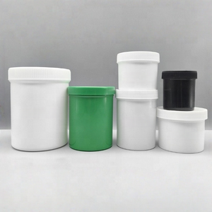 Venta al por mayor de barriles de plástico de boca ancha de 100ml y 1000ml con tapas selladas, envases para pasta de acondicionador, gel de aloe vera y polvo - Product Image 2