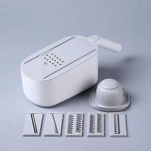 Multifunctional Manual 10-Piece Stainless Steel Kitchen Tools <b>Container</b> Fruits Vegetables <b>Potatoes</b> Hand Protection Shredding - Product Image 6