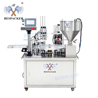 Machine de remplissage et de scellage automatique rotative XBG-P900 pour tasses – Lait concentré, café, yaourt, liquides