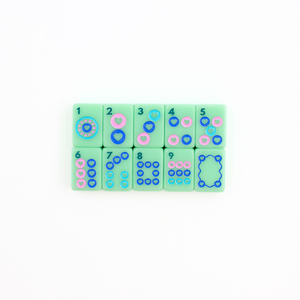 Tuiles de Mahjong en mélamine blanches de luxe modernes, style américain, 160 pièces, à couche unique, nouveau design personnalisé, thème marin, pour le divertissement - Product Image 5