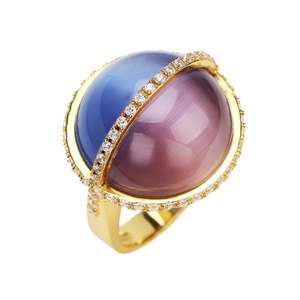 Ver Enlace para Anillo Personalizado de Plata 925 con Piedras Preciosas, Artesanía Italiana, Joyería Vintage, Moda Sencilla, Anillo de Cristal y Diamantes de Imitación para Mujer - Product Image 1