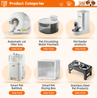 Distributeur automatique intelligent pour chiens et chats, batterie rechargeable, distribution de portions précises et programmées, conception anti-colmatage, rappel de faible niveau de nourriture