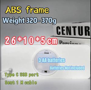 Nhà Máy dropshipping ODM có thể sạc lại cảm ứng chuyển đổi Giấy cắt bóng Hộp bảng đêm đèn 3 màu sắc thay đổi 3D LED ánh sáng - Product Image 5