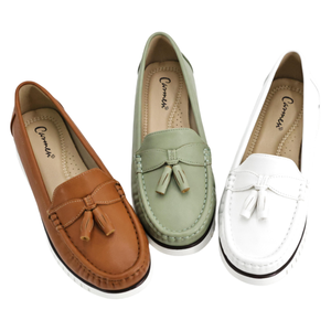 Ca444-1 Nuevos Mocasines Suaves Estilo Loafer, Zapatos Planos de <span class=keywords><strong>Ballet</strong></span> con Punta Redonda y Suela para Caminar, Calzado Casual Cómodo para Mujer - Product Image 1