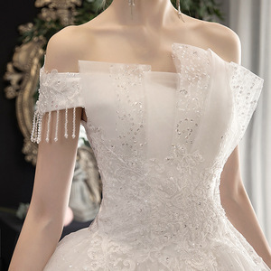 Vestido de Novia Económico S0232A 2025, Nuevo Modelo, Alta Calidad, Personalizado, Elegante Vestido de Gala, Vestido de Boda Económico - Product Image 4