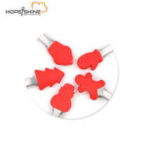 Pince à nourriture miniature personnalisée avec logo, en silicone et acier inoxydable, durable et écologique, pour la pâtisserie, la cuisine en plein air, ensemble d'outils de cuisine