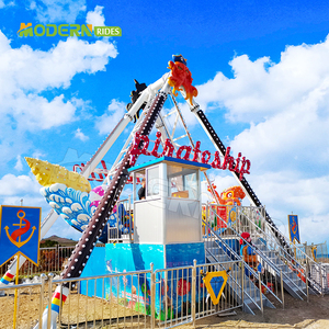 เรือโจรสลัดไฟเบอร์กลาสแบบใหม่ ดีไซน์ตามสั่ง สำหรับเล่นในร่ม/กลางแจ้ง สนามเด็กเล่นสวนสนุก 24 ที่นั่ง ขาย - Product Image 5