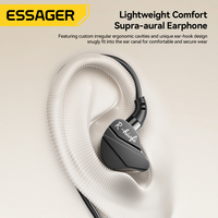 ESSAGER G62 Écouteurs Gaming Hifi Intra-Auriculaires Filaire USB Type-C 3,5 mm avec Micro pour Musique