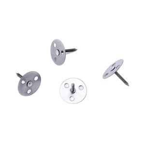 Three-Hole Flat Head Iron Nail Large Head Bubble Rivet Money Pin Nail for Sofa <b>Furniture</b> Hardware Money Pin Nail Flat Head Nail - Product Image 1