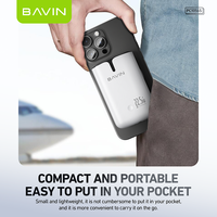 BAVIN Petit Powerbank 10000mah PC1056S Usine En Gros Usb Port 22.5w Magnétique Sans Fil 15w Charge Rapide Power Bank