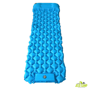 Matelas pneumatique gonflable ultraléger pour l'extérieur et oreiller auto-gonflant rapide et pliable pour le camping - Product Image 1