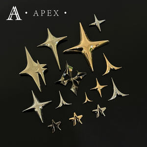 शीर्ष फैक्टरी कस्टम ब्रांड चांदी धातु का नाम प्लेट पत्र लोगो टोपी जूते बैग कपड़े पहने हुए सोने के धातु लोगो लेबल टैग - Product Image 5